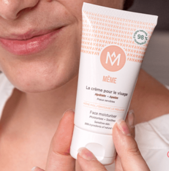 Photo de présentation de la crème pour le visage de la marque même cosmétiques