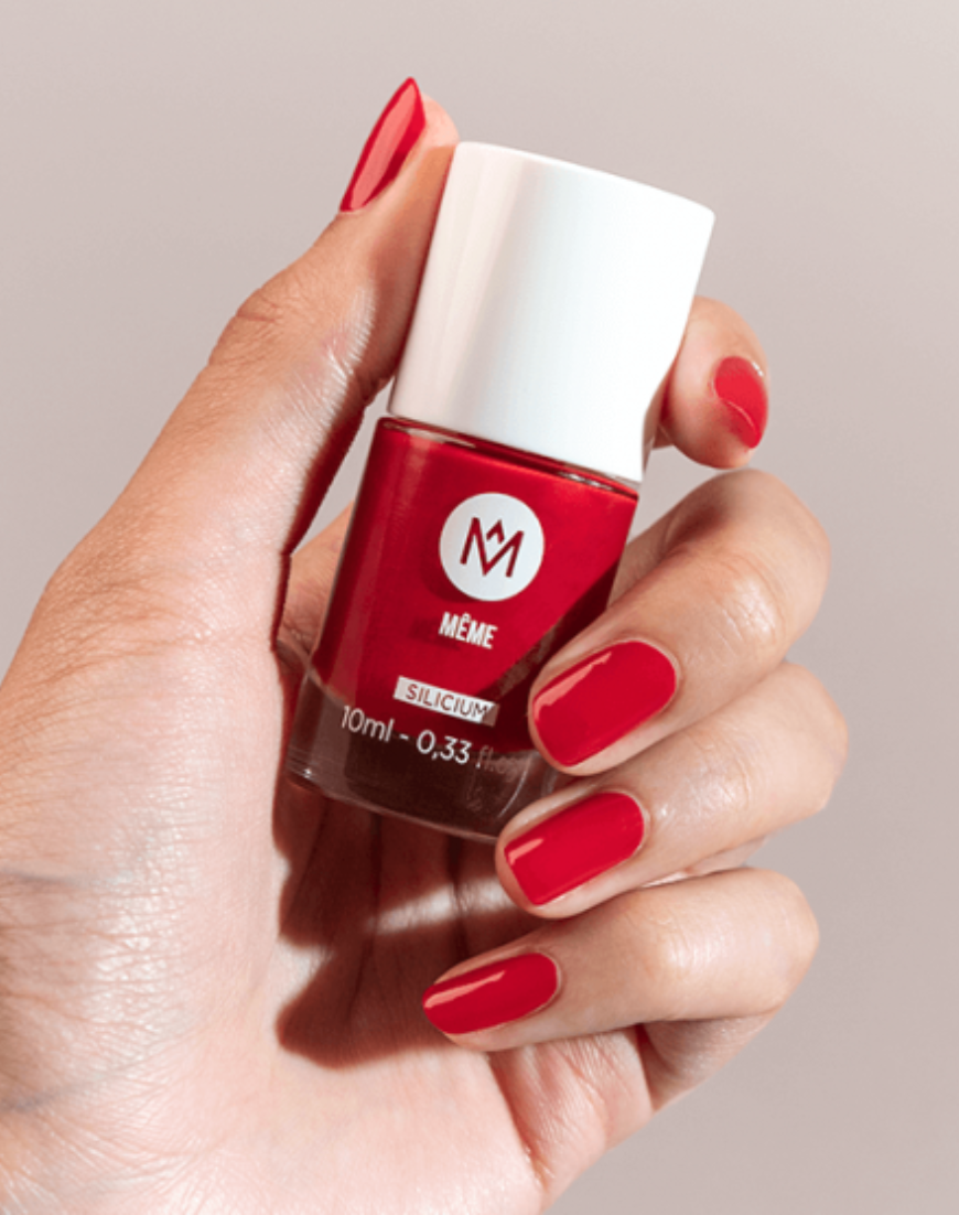 Photo de présentation des différents vernis de la marque même cosmétiques