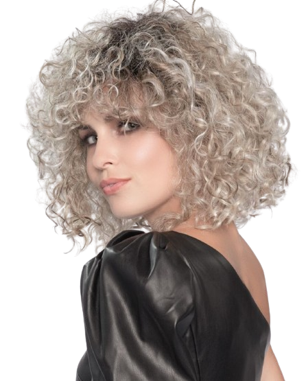 Femme portant une prothèse capillaire de la marque Ellen Wille