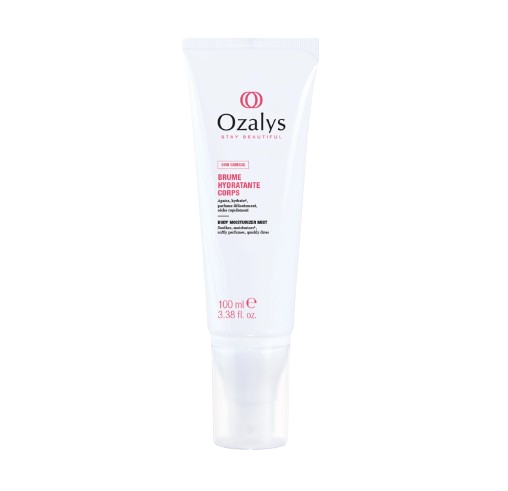 Photo de présentation de la brume hydratante pour le corps de la marque Ozalys